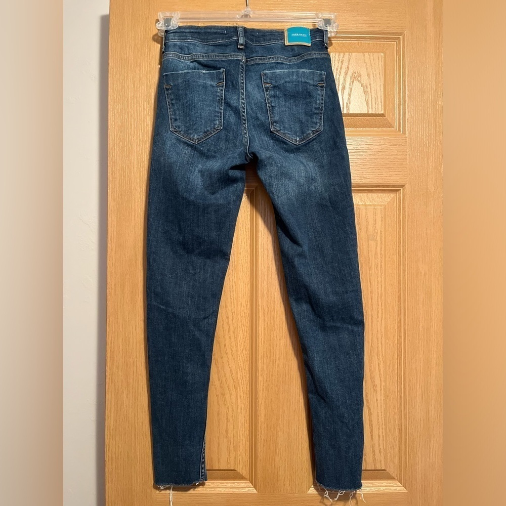 Zara Basic Z1975 Raw Hem Skinny Jeans Women's Size 2